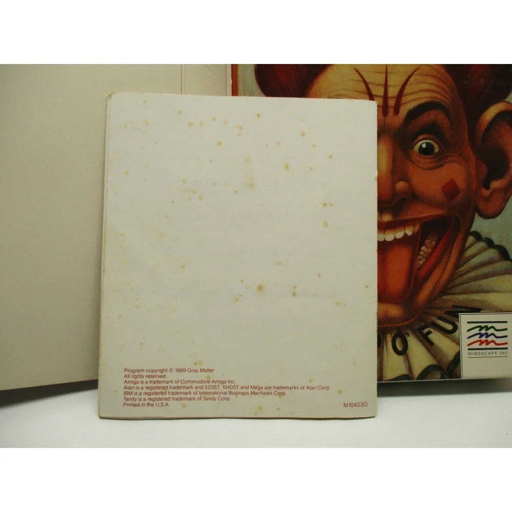 COMMODORE AMIGA FIENDISH FREDDY'S BIG TOP O FUN BIG BOX 3.5